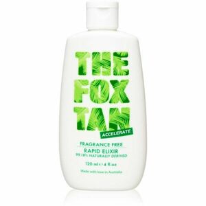 The Fox Tan Fragrance Free Elixir telový krém urýchľujúci opaľovanie 120 ml vyobraziť