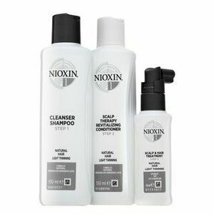 Nioxin System 1 Trial Kit sada pre chemicky ošetrené vlasy 150 ml + 150 ml + 50 ml vyobraziť