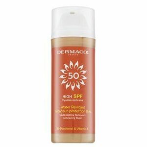 Dermacol Sun Tinted Water Resistant Fluid SPF50 krém na opaľovanie pre zjednotenie farebného tónu pleti 50 ml vyobraziť