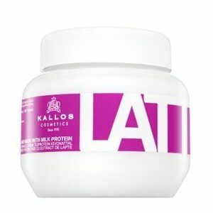 Kallos Latte Hair Mask posilňujúca maska pre farbené, chemicky ošetrené a zosvetlené vlasy 275 ml vyobraziť