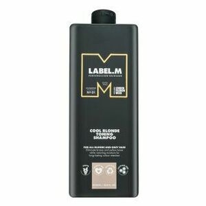 Label.M Cool Blonde Toning Shampoo tónovací šampon pre platinovo blond a šedivé vlasy 1000 ml vyobraziť