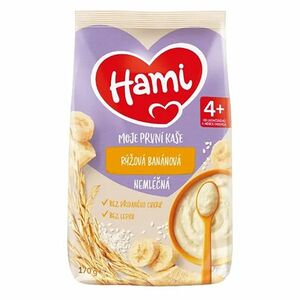 HAMI Nemliečna kaša ryžová banánová 4m+ 170 g vyobraziť