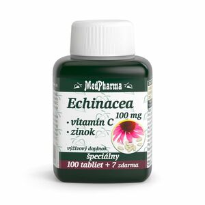 MedPharma ECHINACEA 100MG, VITAMÍN C, ZINOK vyobraziť