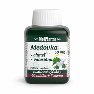 MEDPHARMA Medovka, chmeľ, valeriána 67 tabliet vyobraziť