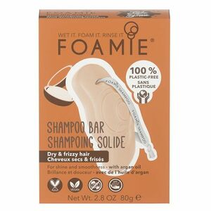 FOAMIE Tuhý šampón pre suché a kučeravé vlasy Kiss Me Argan Shampoo Bar 80 g vyobraziť