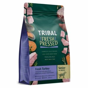 TRIBAL Fresh Pressed Turkey Senior granule pre psích seniorov 1 ks, Hmotnosť balenia (g): 2, 5 kg vyobraziť