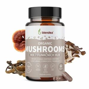 BLENDEA Mushrooms Organic BIO 60 kapsúl vyobraziť