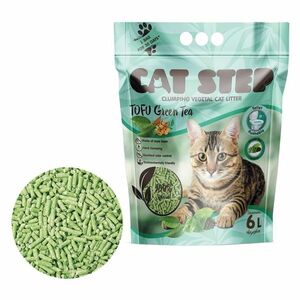 TOMMI Cat Step Tofu Green Tea Podstielka 2, 7 kg/6 l vyobraziť