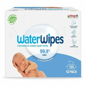 WATERWIPES 100% BIO Odbúrateľné obrúsky 12 x 60 ks vyobraziť