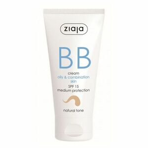 ZIAJA BB krém pre mastnú, zmiešanú pleť tón prirodzený SPF15 50 ml vyobraziť