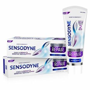 SENSODYNE Clinical Repair Active White zubná pasta 2 x 75 ml vyobraziť