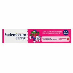 VADEMECUM Junior jahoda 6+ Zubná pasta 75 ml vyobraziť