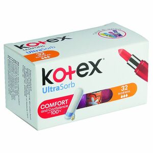 KOTEX Tampony Ultra Sorb Normal 32 kusov vyobraziť