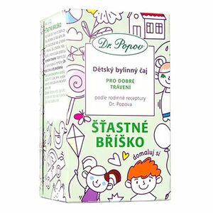 DR. POPOV Detský bylinný čaj šťastné bruško 20 x 1, 5 g vyobraziť