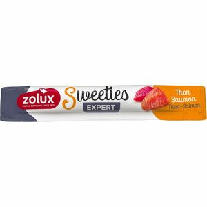 ZOLUX Sweeties tuniak a losos krémová tyčinka pre mačky 14 g vyobraziť