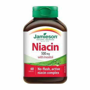 JAMIESON Niacín 500 mg s inozitolom 60 tabliet vyobraziť