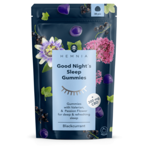 HEMNIA Good night sleep gummies + 300 mg CBD 30 kusov vyobraziť