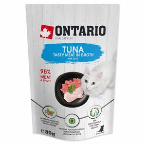 ONTARIO Vrecko tuniak vo vývare 80 g vyobraziť