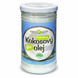 PURITY VISION Kokosový olej panenský v skle BIO 900 ml vyobraziť