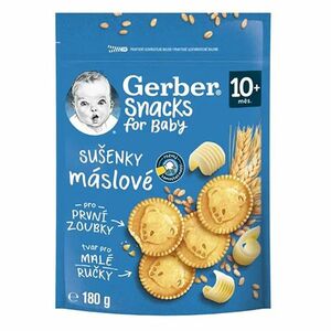 GERBER Snacks maslové sušienky 10m+ 180 g vyobraziť