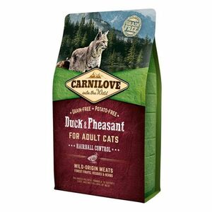 CARNILOVE Duck & Pheasant Hairball Contr granule pre mačky 1 ks, Hmotnosť balenia: 2 kg vyobraziť