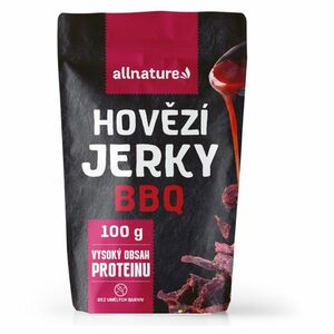 ALLNATURE Beef bbq jerky 100 g vyobraziť