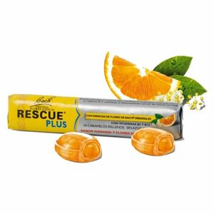 RESCUE® PLUS Krízové ​​cukríky s vitamínmi 10 kusov vyobraziť