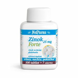 Medpharma Zinok 25 mg forte vyobraziť