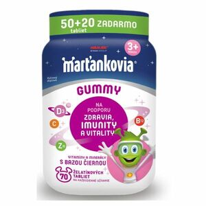 WALMARK Marťankovia Gummy s Bazou čiernou 70 želatínových tabliet vyobraziť