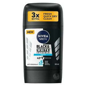 NIVEA Stick AP Men B&W Invisible Fresh 50 ml vyobraziť