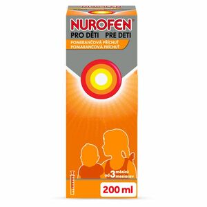 NUROFEN pre deti Pomaranč perorálna suspenzia 200 ml vyobraziť