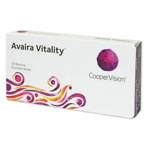 COOPERVISION Avaira Vitality mesačné kontaktné šošovky 6 kusov, Počet dioptrií: -5, Priemer: 14, 2, Zakrivenie: 8, 4, Počet ks: 6 ks vyobraziť