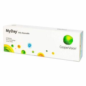 COOPERVISION MyDay Daily Disposable jednodňové šošovky 30 kusov, Počet dioptrií: -9, 5, Priemer: 14, 2, Zakrivenie: 8, 4, Počet ks: 30 ks vyobraziť