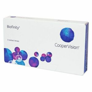 COOPERVISION Biofinity mesačné kontaktné šošovky 3 kusy, Počet dioptrií: -8, 5, Priemer: 14, 0, Zakrivenie: 8, 6, Počet ks: 3 ks vyobraziť