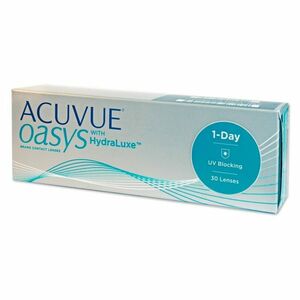 JOHNSON Acuvue Oasys with HydraLuxe jednodňové kontaktné šošovky 30 kusov, Počet dioptrií: -10, Počet ks: 30 ks, Priemer: 14, 3, Zakrivenie: 8, 5 vyobraziť