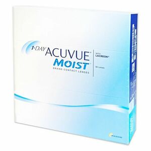 JOHNSON Acuvue Moist Jednodňové kontaktné šošovky 90 kusov, Počet dioptrií: -9, 5, Priemer: 14, 2, Zakrivenie: 8, 5, Počet ks: 90 ks vyobraziť