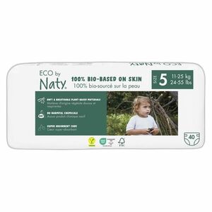 ECO BY NATY Ekoplienky Junior 11-25 kg Economy pack 40 kusov vyobraziť