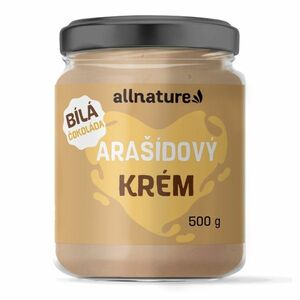 ALLNATURE Arašidový krém s bielou čokoládou 500 g vyobraziť