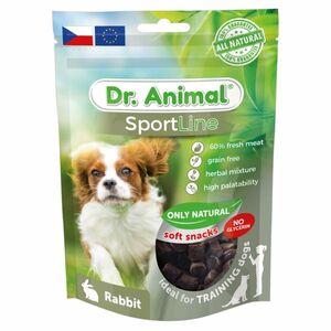 DR. ANIMAL Sportline pochúťka králik pre psov 100 g vyobraziť