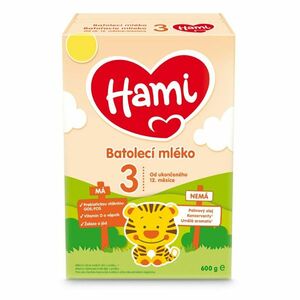 HAMI 3 Batoľacie mlieko od ukončeného 12 do 24 mesiaca 600 g vyobraziť