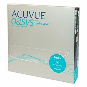 JOHNSON Acuvue Oasys with HydraLuxe Jednodňové kontaktné šošovky 90 kusov, Počet ks: 90 ks, Zakrivenie: 8, 5, Priemer: 14, 3, Počet dioptrií: -0, 75 vyobraziť