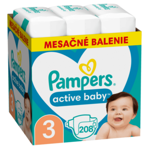 Pampers active baby 3 (6-10kg) vyobraziť