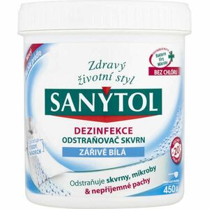 SANYTOL Dezinfekčný odstraňovač škvŕn Žiarivá biela 450 g vyobraziť