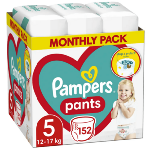 PAMPERS Pants S5, 12 - 17 kg, 152 ks vyobraziť