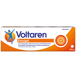 VOLTAREN Emulgel gél s diklofenakom na bolesť chrbta, svalov a kĺbov 100 g vyobraziť