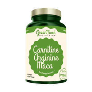 GREENFOOD NUTRITION Carnitín+Arginín+Maca 90 kapsúl vyobraziť