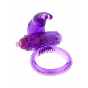 SEVEN CREATIONS Vibračný erekčný krúžok Rabbit Silicone Purple vyobraziť