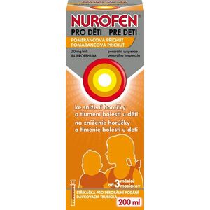 NUROFEN pre deti s príchuťou Pomaranč 200 ml vyobraziť