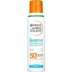 GARNIER Ambre Solaire Sensitive Advanced ochranná hmla, veľmi vysoká ochrana, svetlá citlivá pokožka, SPF 50+, 150 ml vyobraziť