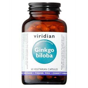 VIRIDIAN Ginkgo Biloba 60 kapsúl vyobraziť